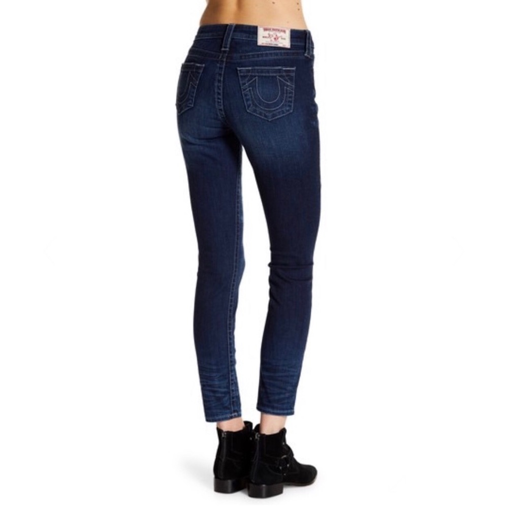 True religion dark wash stretch jeans size 26